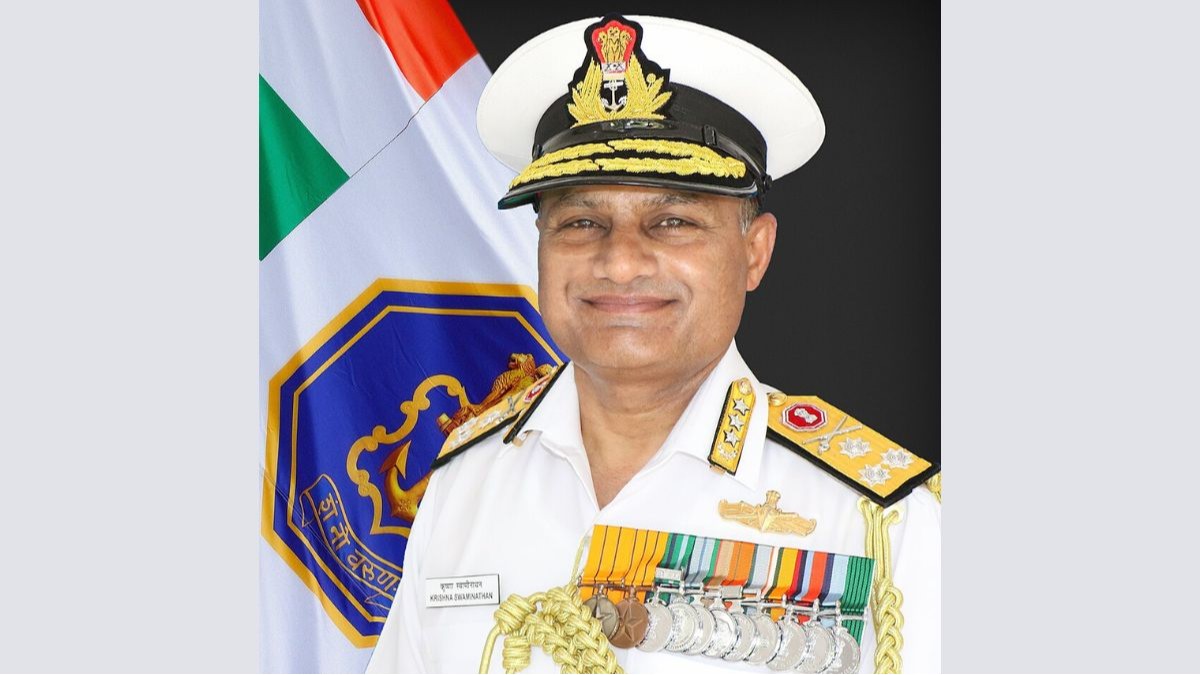 CNS, Admiral K Swaminathan on a visit to Mauritius
