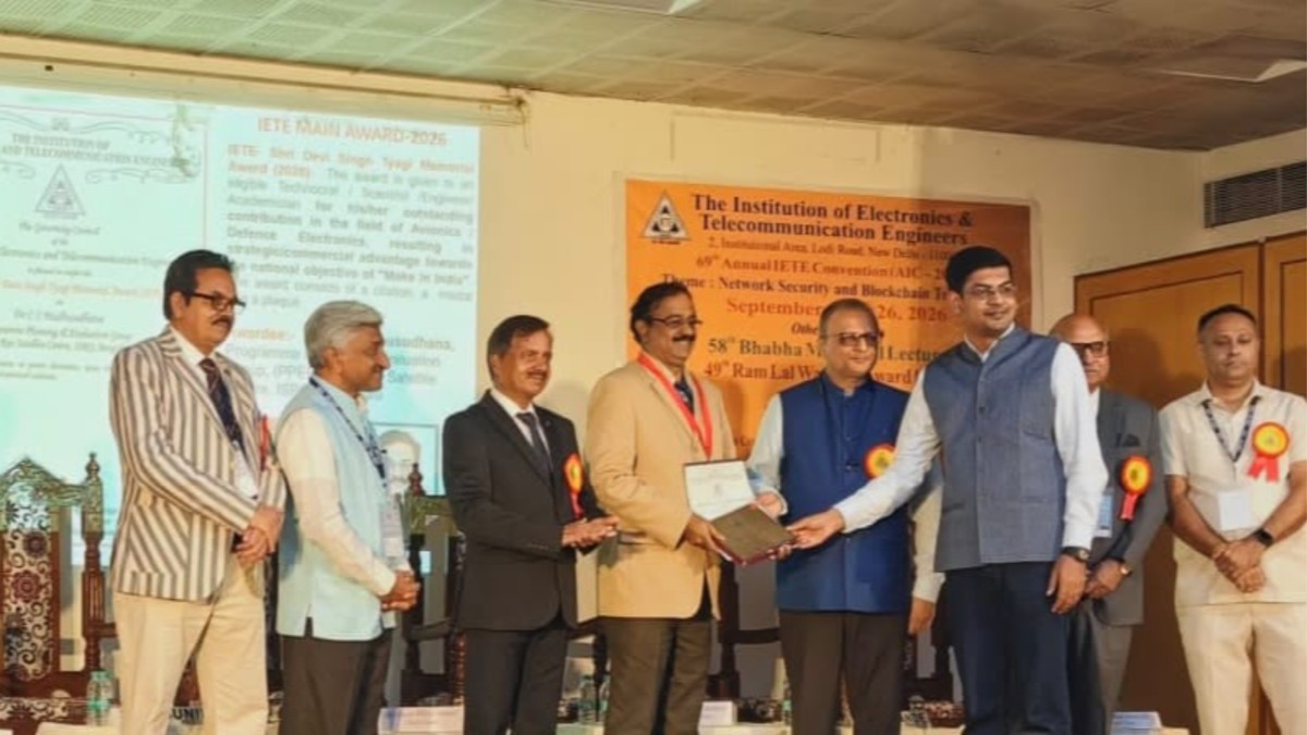 ISRO scientist Dr CS Madhusudhana Conferred with Prestigious IETE Award 2026