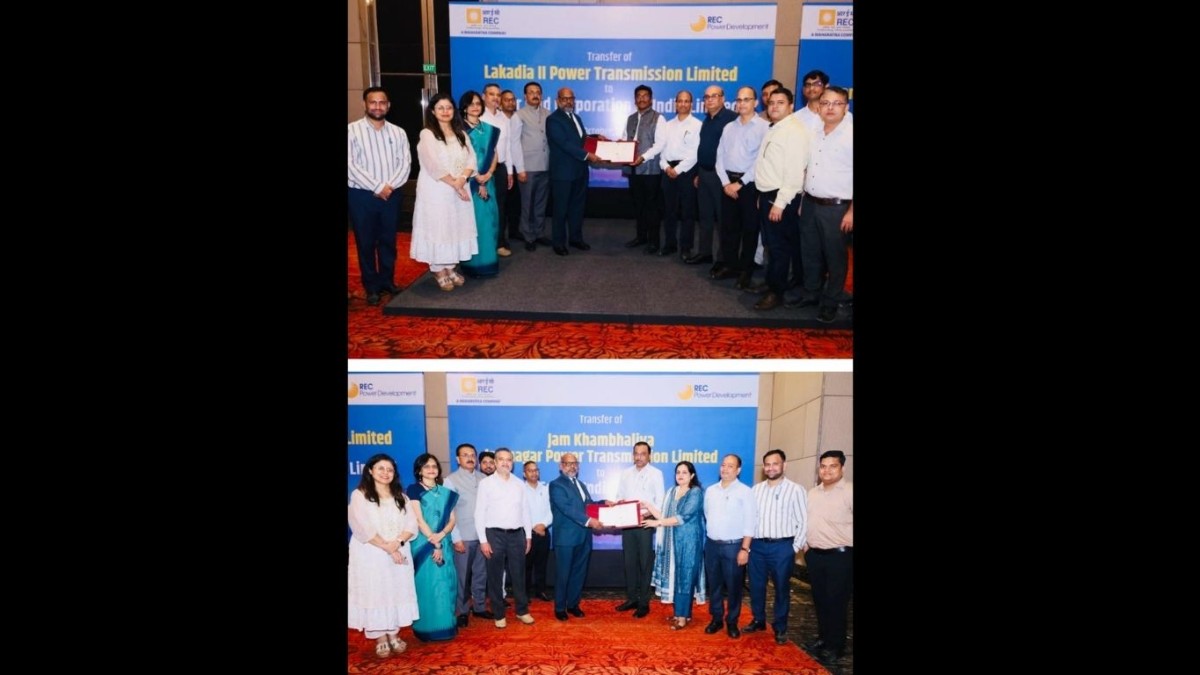 RECPDCL hands over two SPVs of inter state transmission projects