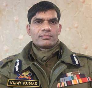 Vijay Kumar is new IGP Kashmir