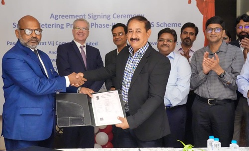 ECPDCL signs agreements for 33.26 lakh prepaid meters in Gujarat