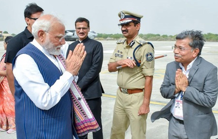 PM launches key developmental projects of Deendayal Port Authority Kandla